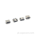 Conector USB TIPO C Placa de inserção de 90 graus 2P